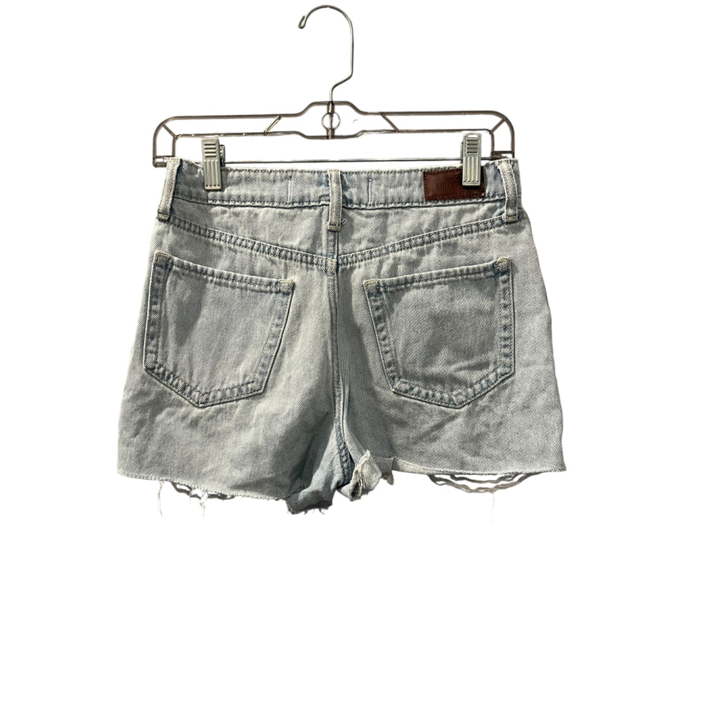 Hollister Ultra High Rise Vintage Relaxed Mom Shorts Size 1 Waist 25" Light Wash - Picture 4 of 5